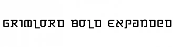 Grimlord Bold Expanded  baixar fontes gratis