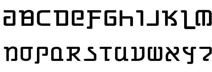 Grimlord Bold Expanded Font LOWERCASE