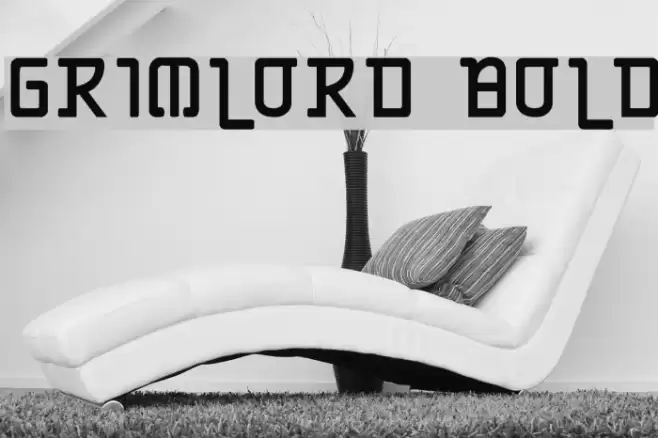 Grimlord Bold Font examples