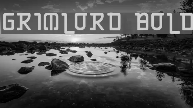 Grimlord Bold Font examples