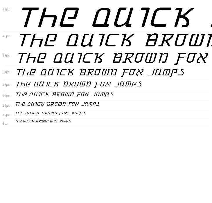 Grimlord Expanded Italic Waterfall