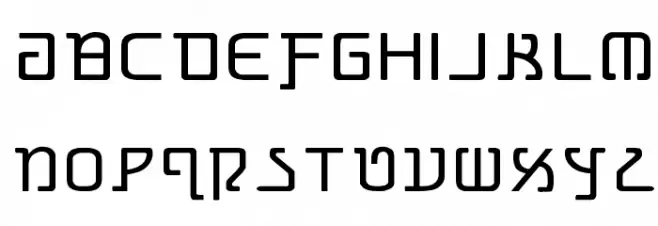 Grimlord Expanded フォント 大文字