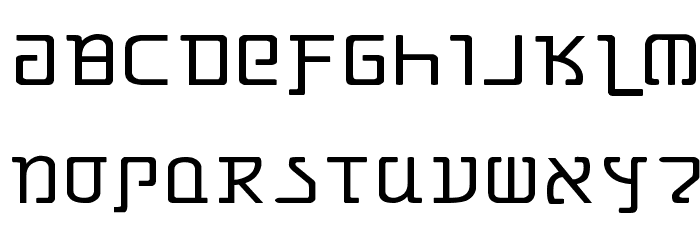 Grimlord Expanded Font LOWERCASE