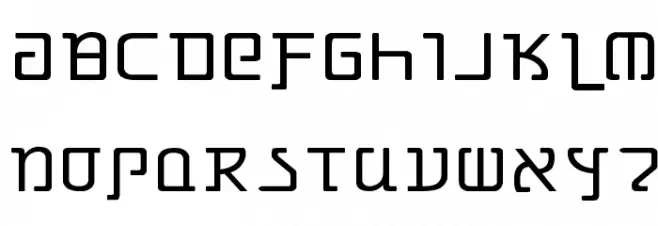 Grimlord Expanded Schriftart Kleinbuchstaben