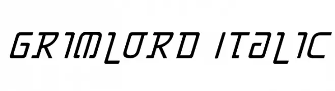 Grimlord Italic  Frei Schriftart Herunterladen