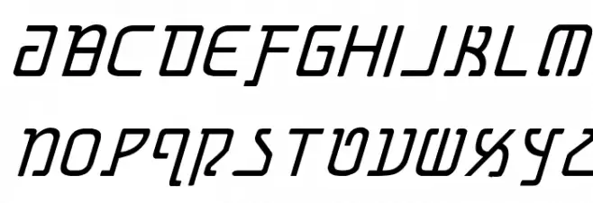 Grimlord Italic Caratteri MAIUSCOLE