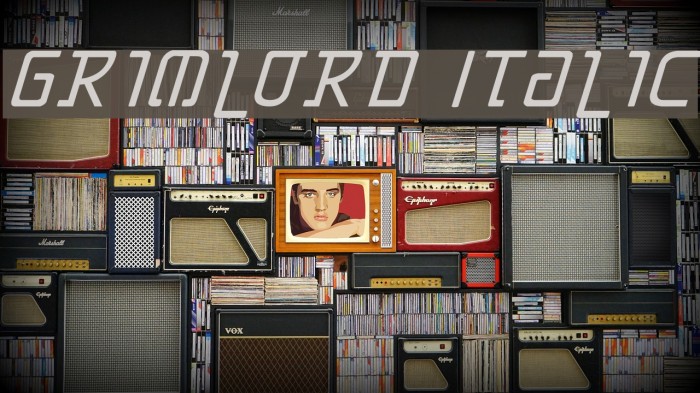 Grimlord Italic Example 1