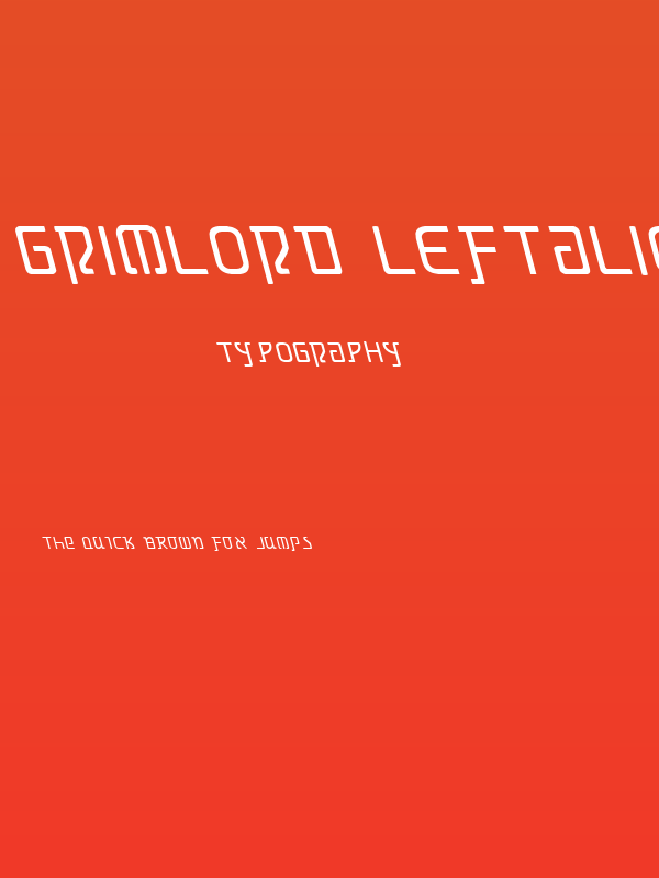 Grimlord Leftalic Poster