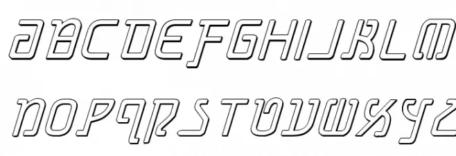 Grimlord Shadow Italic Fonte MAIÚSCULAS