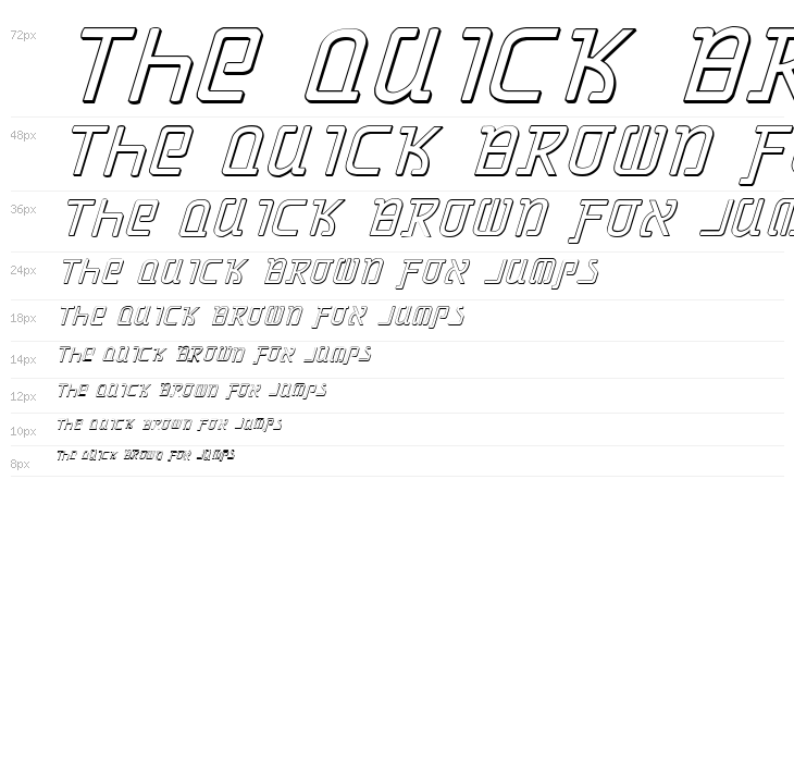 Grimlord Shadow Italic Waterfall