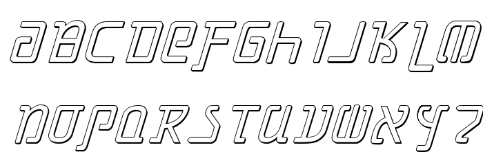 Grimlord Shadow Italic Font LOWERCASE