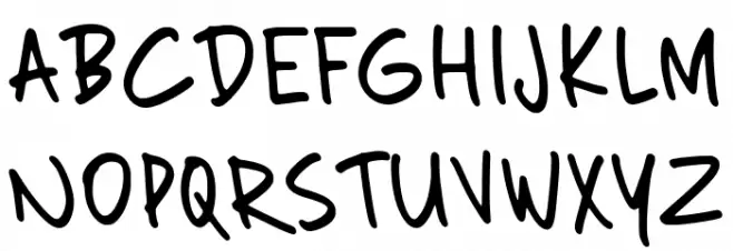 Grimnotes Alternate Demo Polices MAJUSCULES