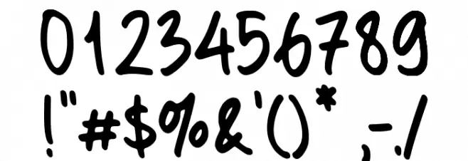 Grimnotes Demo Font OTHER CHARS