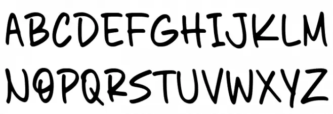 Grimnotes Demo Шрифта ВЕРХНИЙ