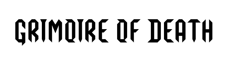 Grimoire Of Death لخطوط تنزيل
