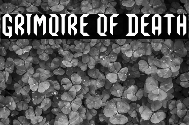 Grimoire Of Death خط examples