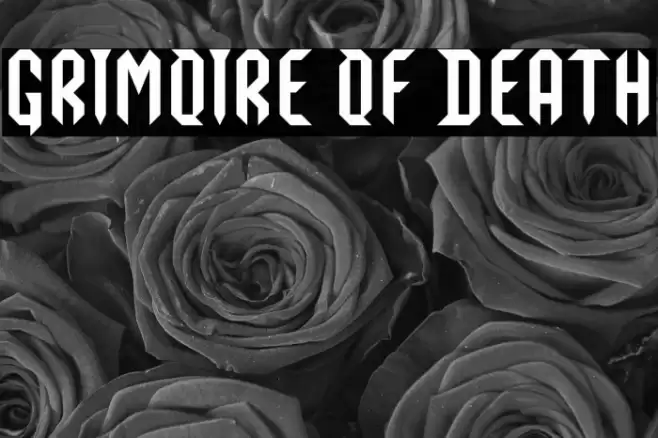 Grimoire Of Death خط examples