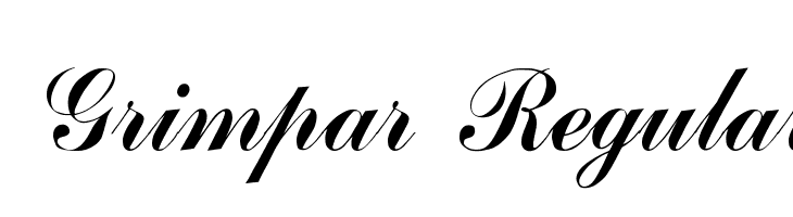 Grimpar Regular Font