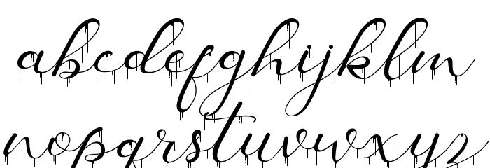 Grimscy Font LOWERCASE