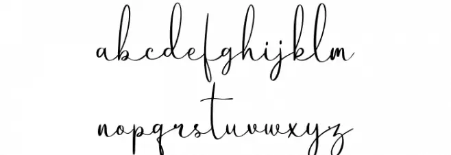 Grimstica Schriftart Kleinbuchstaben