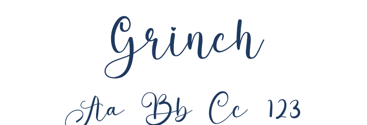 Grinch Font Preview