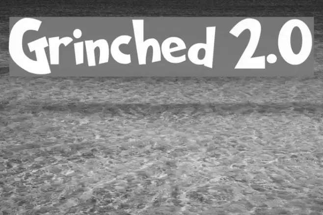 Grinched 2.0 Font examples