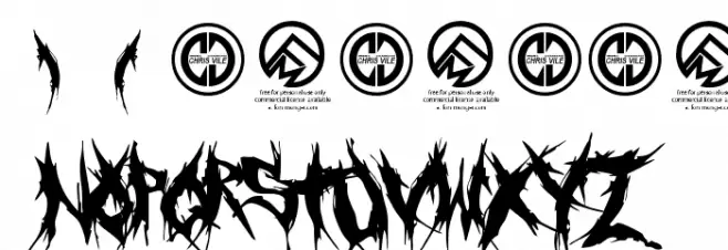 Grind Mafia Font OTHER CHARS