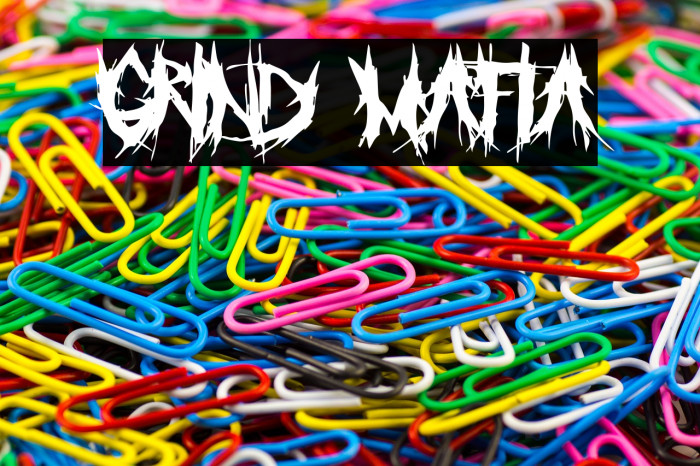 Grind Mafia Font examples