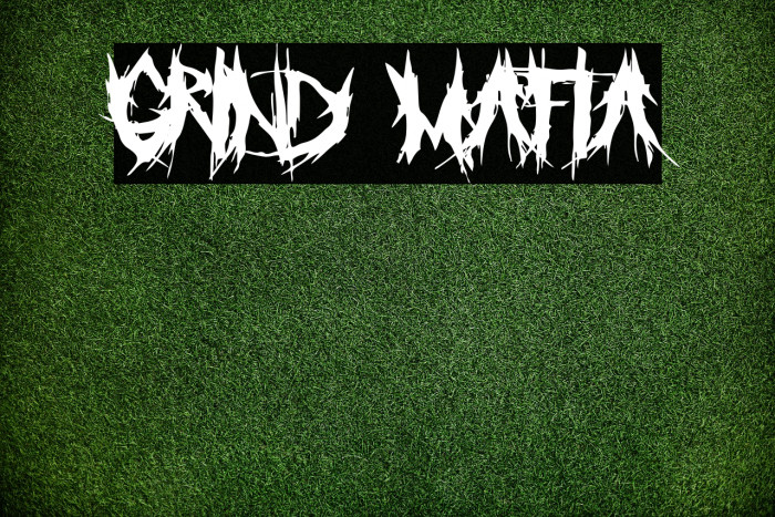 Grind Mafia Font examples