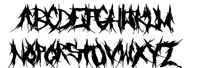 Grind Mafia Font LOWERCASE