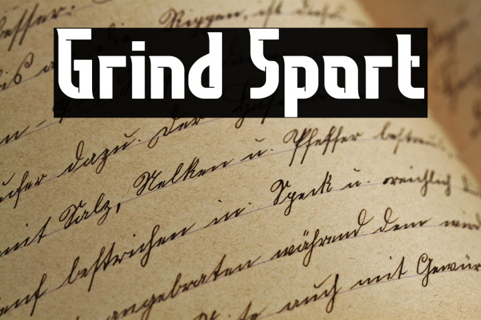 Grind Sport Example 2