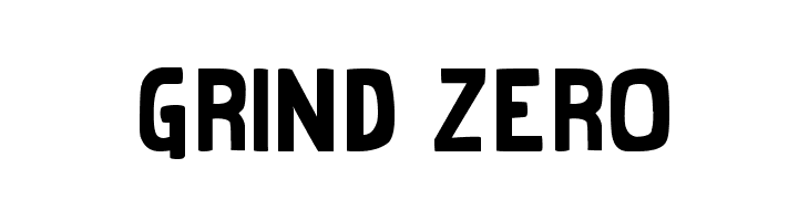 Grind Zero Font