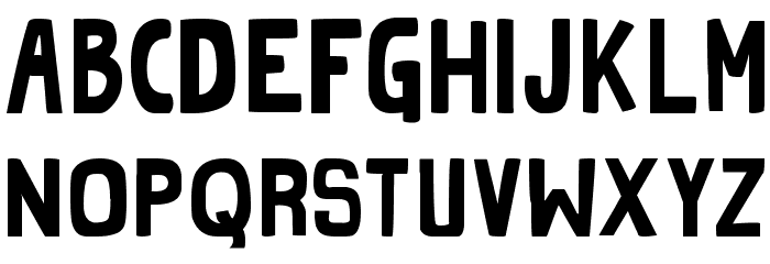 Grind Zero Font LOWERCASE