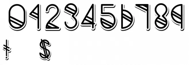 Grind shadow Font OTHER CHARS