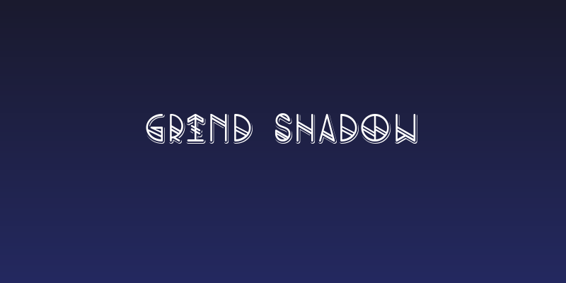 Grind shadow Social Header