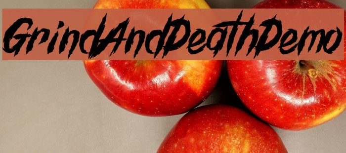 GrindAndDeath_Demo Font examples