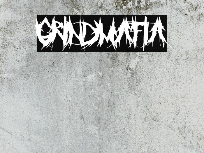 GrindMafia Font examples