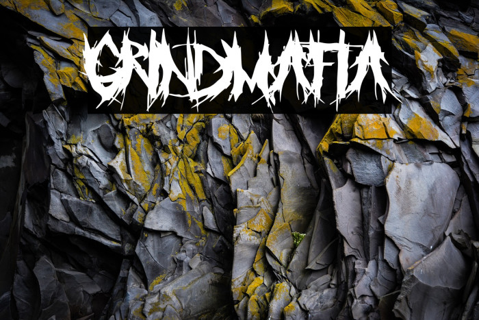 GrindMafia Font examples