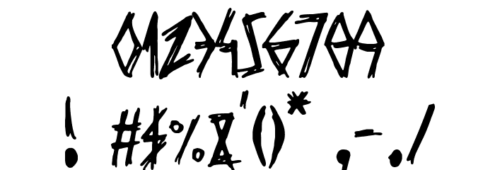 Grindcore Records Font OTHER CHARS