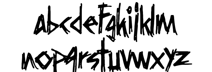 Grindcore Records Font LOWERCASE