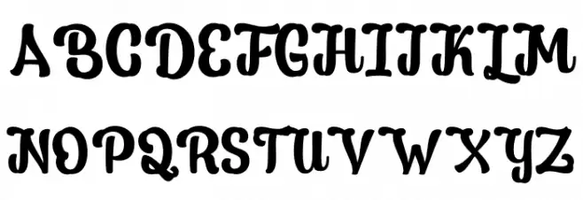 Grindel Milk personal use Schriftart Groß
