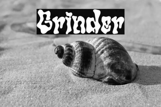 Grinder Font examples