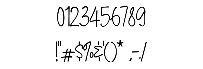 Grindline Demo Font OTHER CHARS