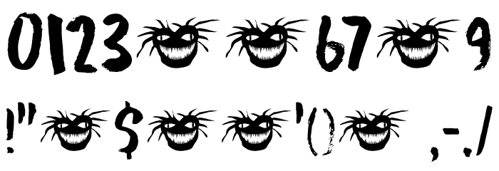 Grindylow DEMO Regular Font OTHER CHARS