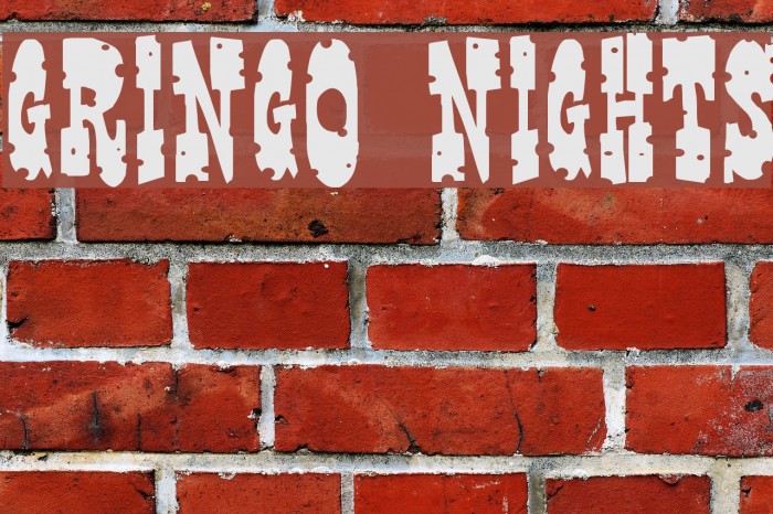 Gringo Nights Font examples