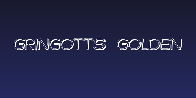 Gringotts Golden Social Header