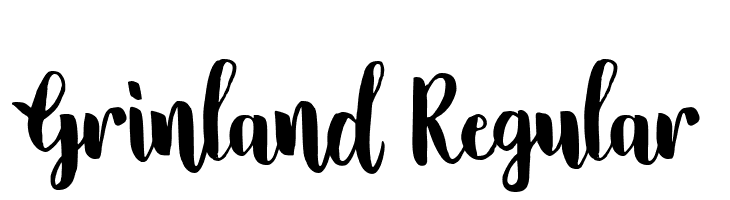 Grinland Regular  免费字体下载
