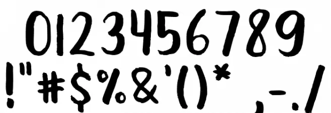 Grinland Regular Font OTHER CHARS