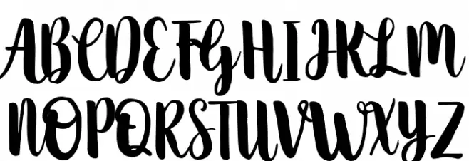Grinland Regular Font Litere mari