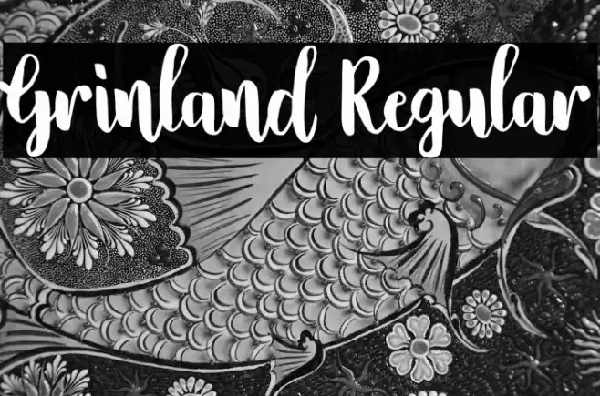 Grinland Regular Font examples